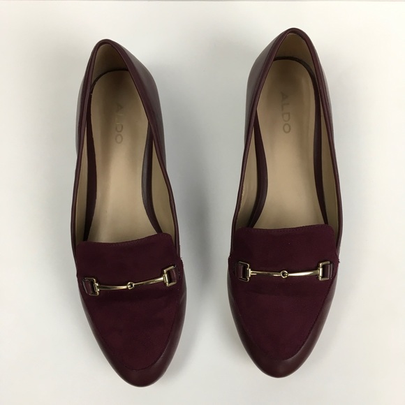flat suede loafers